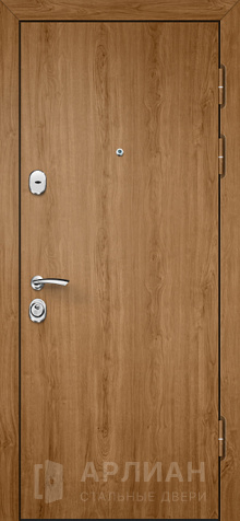 Фото «Входная утепленная дверь с ламинатом цвета орех №6»