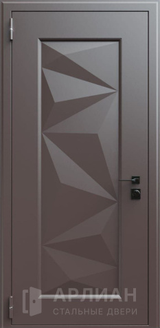 Фото №2 «Дверь элитная цвет серый матовый №651»