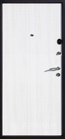 Фото №2 «Белая железная дверь входная недорогая  №10»